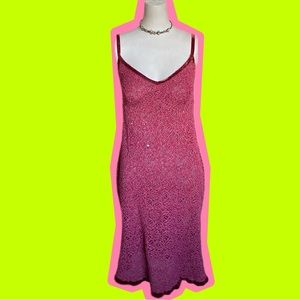 Burgundy Lace and Velvet Trim Dress